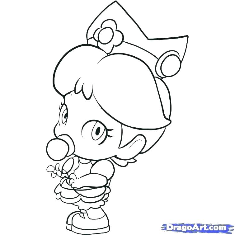 755x755 Daisy Coloring Pages Daisy Coloring Pages Princess Daisy Coloring