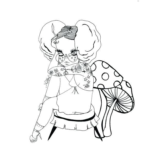 618x619 Rosalina Coloring Pages Download The Mushroom Girl Coloring Page