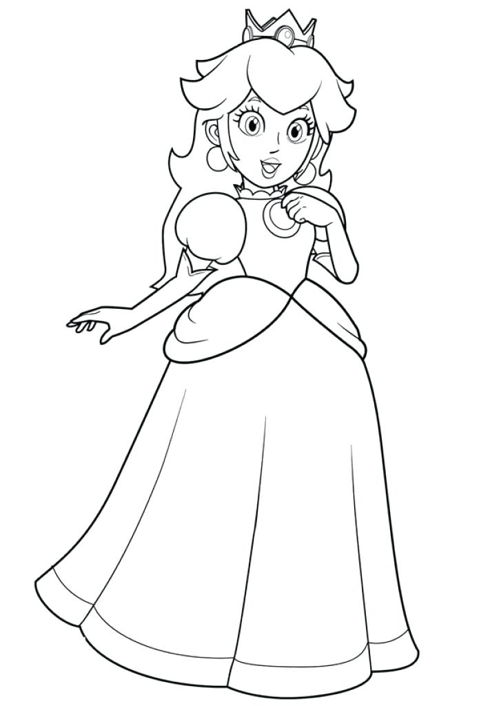 724x1024 Rosalina Coloring Pages Printable Princess Peach Coloring Pages