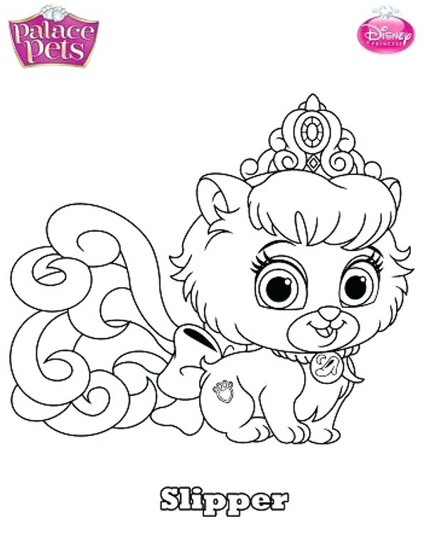 595x768 Pet Coloring Pages Princess Palace Pets Coloring Pages Free