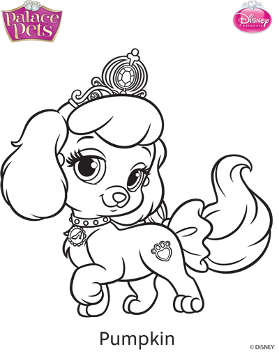 400x511 Princess Palace Pets Pumpkin Coloring Page By Skgaleana
