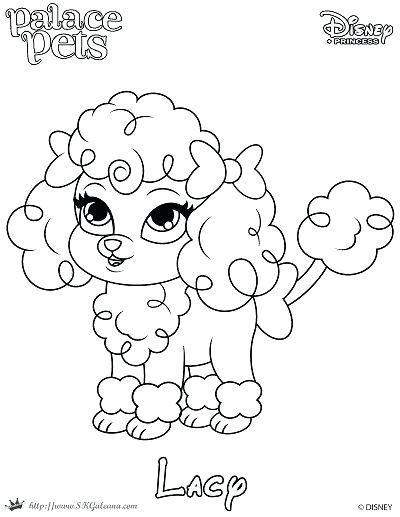 400x517 Princess Pets Coloring Pages Free Coloring Page Featuring Lacy