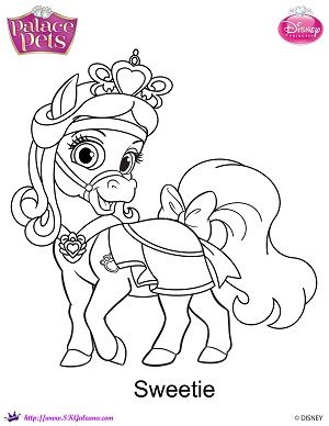 300x388 Palace Pets Coloring Pages