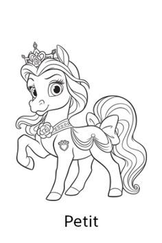 236x354 Disney's Princess Palace Pets Free Coloring Pages And Printables