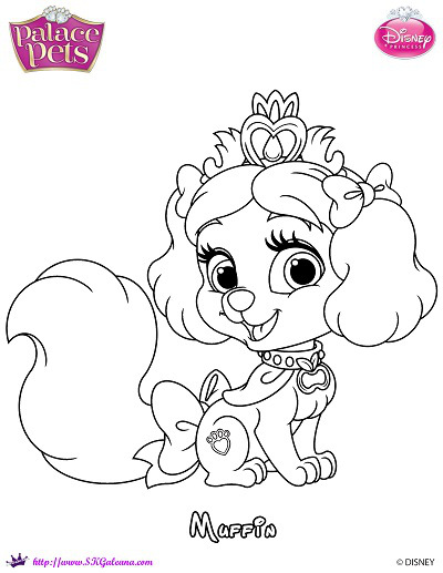 400x517 Disney Princess Palace Pets Coloring Pages