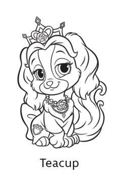 236x354 Free Coloring Page Featuring Lacy From Disney's Princess Palace