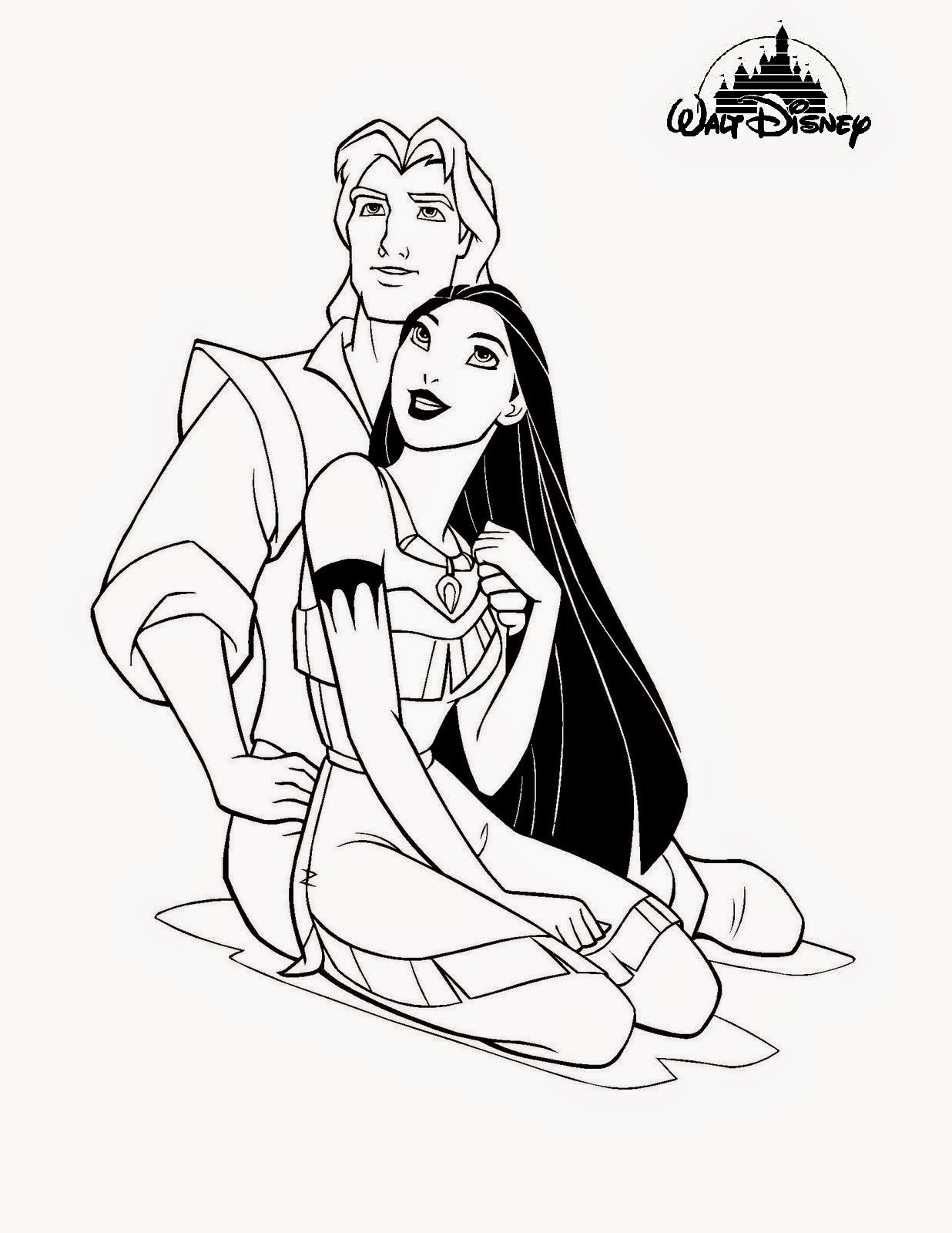 1236x1600 Disney Princess Pocahontas Coloring Pages Outstanding Acpra