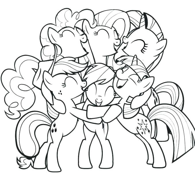 678x600 My Little Ponies Coloring Pages My Coloring Pages Princess Pony