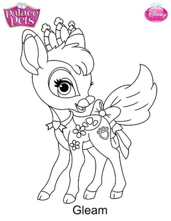 595x768 Princess Puppy Coloring Pages Disney Princess Palace Pet Coloring