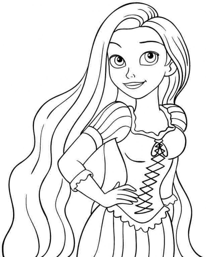 821x1024 Printable Rapunzel Coloring Page Disney Coloring Pages