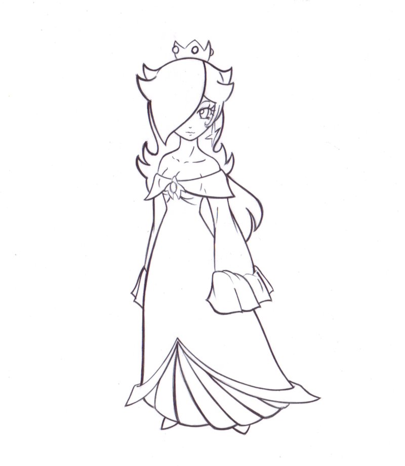 800x921 Princess Rosalina Coloring Pages { P R I N T S }
