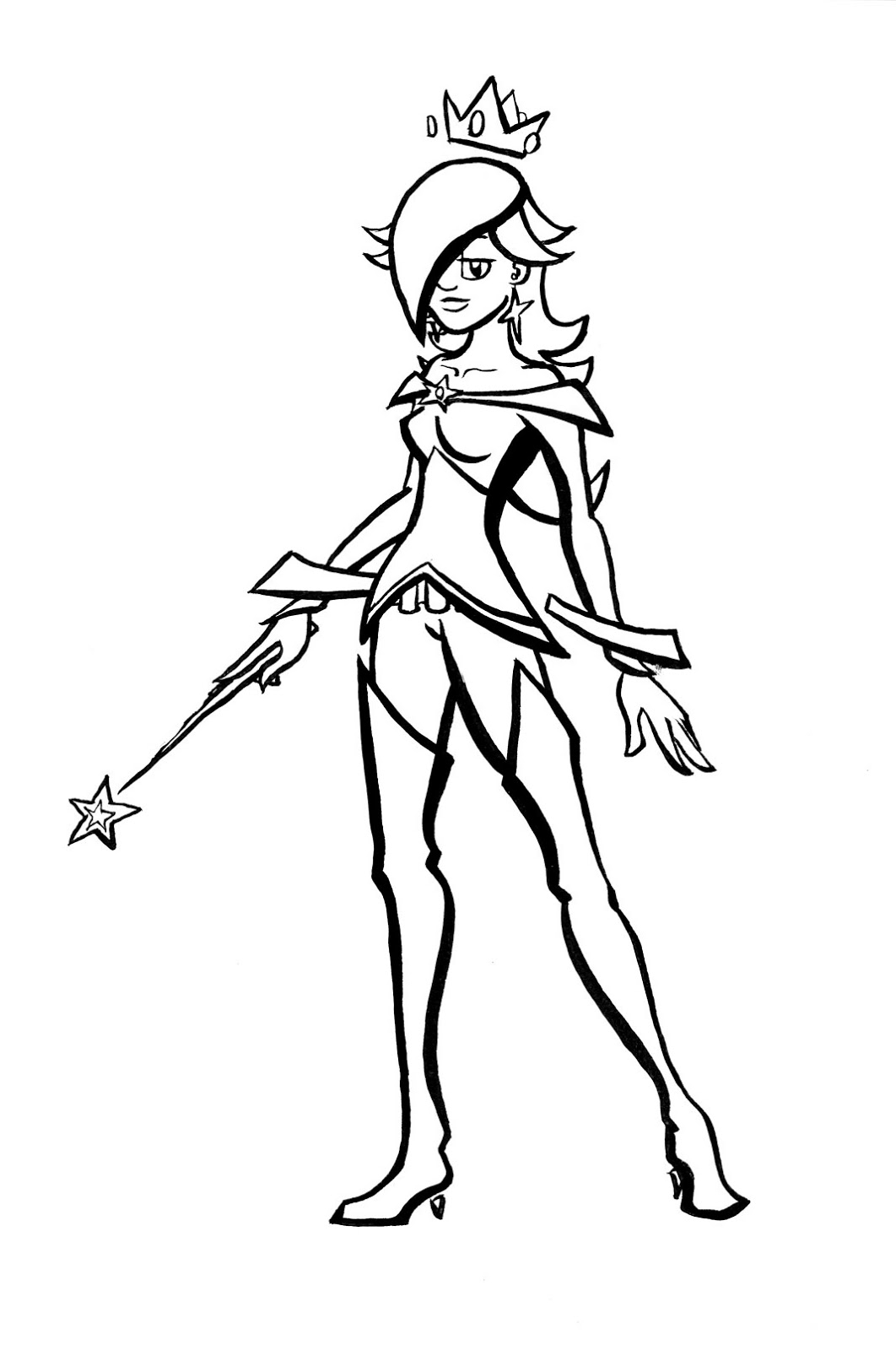 1062x1600 New Princess Rosalina Coloring Pages Gallery Printable Coloring