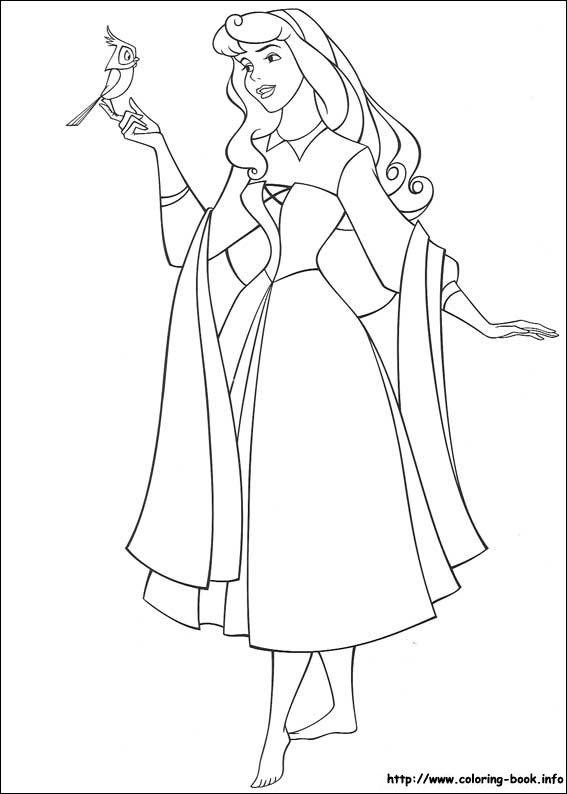 567x794 Sleeping Beauty10 On Disney Princess Coloring Pages Beauty
