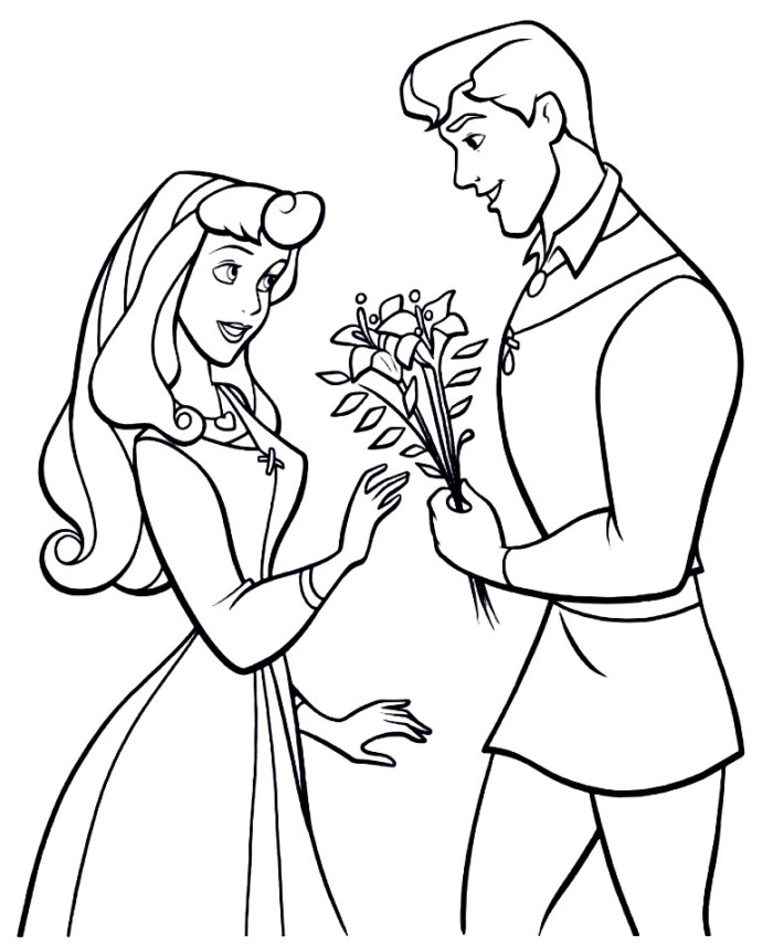 700x856 Disney Princess Coloring Pages Sleeping Beauty 494750