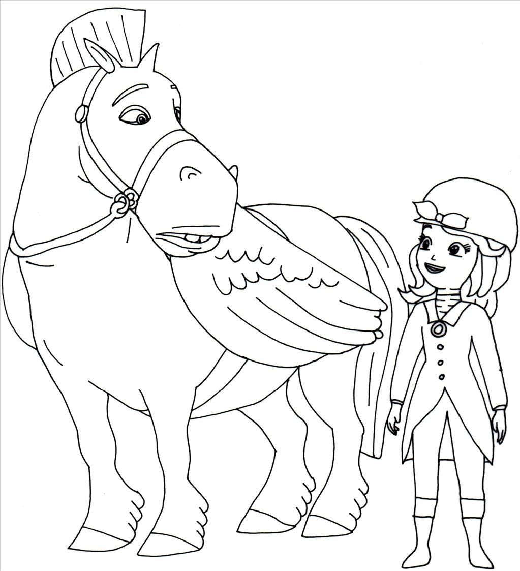 Princess Sofia Coloring Pages