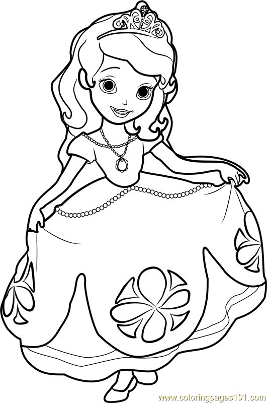 531x800 Princess Sofia Coloring Pages 6