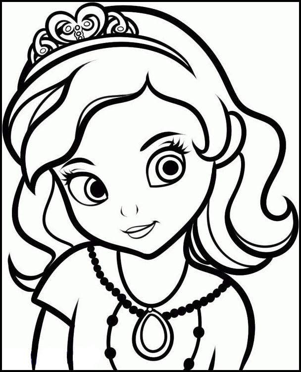 608x752 Princess Sofia Coloring Pages For Android