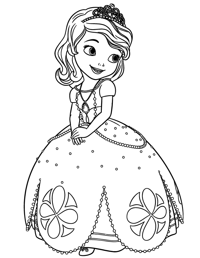 670x867 Princess Sofia Coloring Pages Luxury Disney Sofia The First