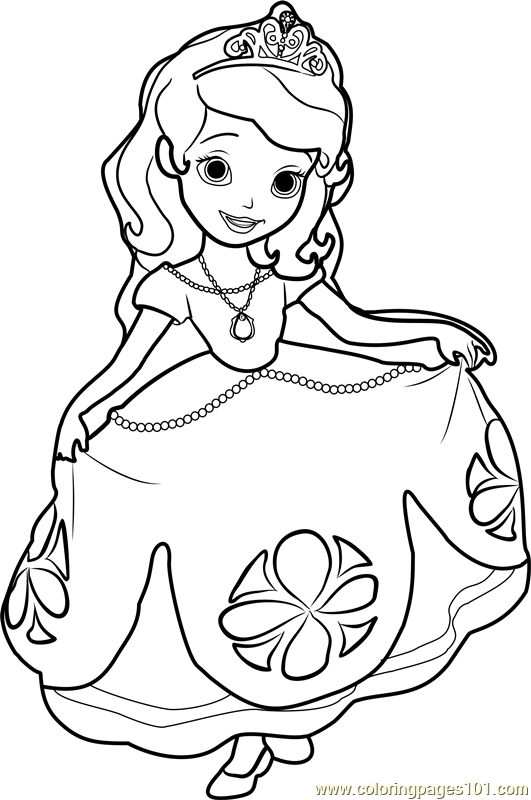 531x800 Princess Sofia Coloring Pages Princess Sofia Coloring Page Free