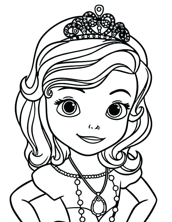 Princess Sofia The First Coloring Pages