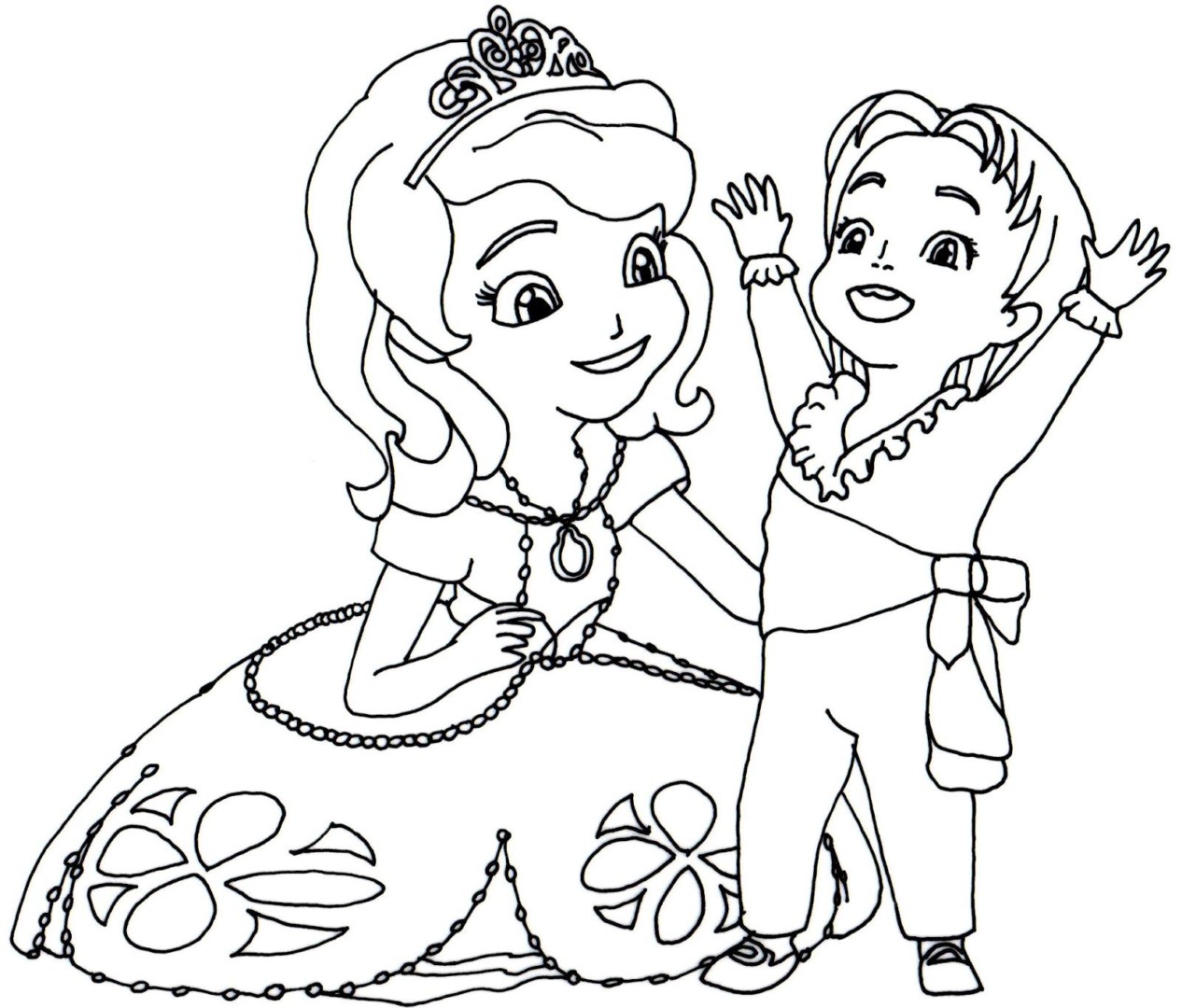 1266x1080 Httpcolorings.coprincess Sofia Coloring Pages
