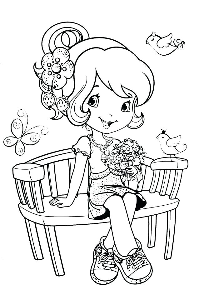 637x960 Strawberry Shortcake Coloring Pages Strawberry Shortcake Coloring