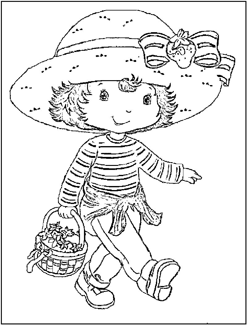 800x1050 Strawberry Shortcake Princess Coloring Pages, Free Printable