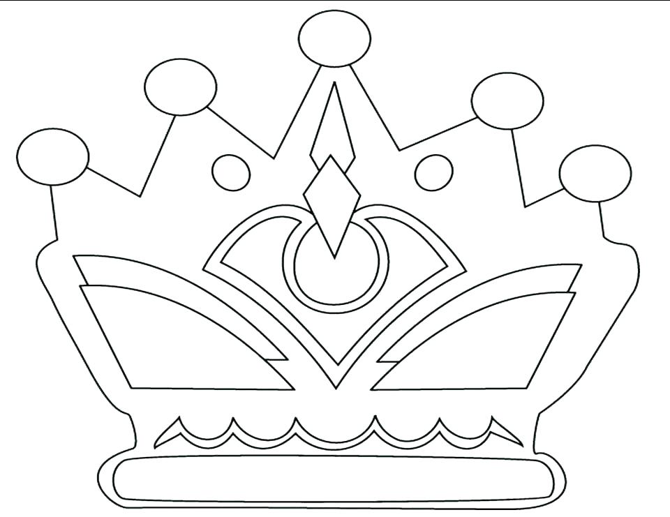 960x741 Princess Crown Coloring Page Hand Made Princess Crown Coloring
