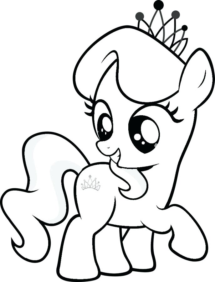687x900 Princess Tiara Colouring Page Kids Coloring My Little Pony Diamond