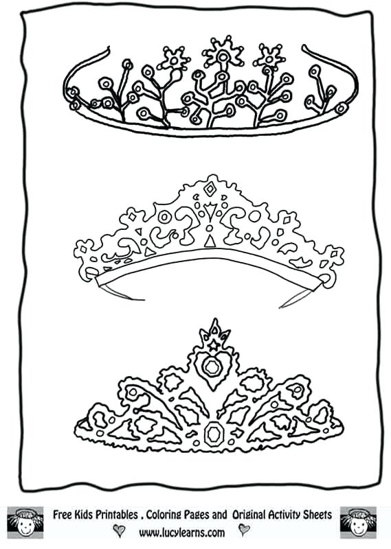 569x800 How To Draw Tiara Google Search Project Photo Booth Tiara Coloring