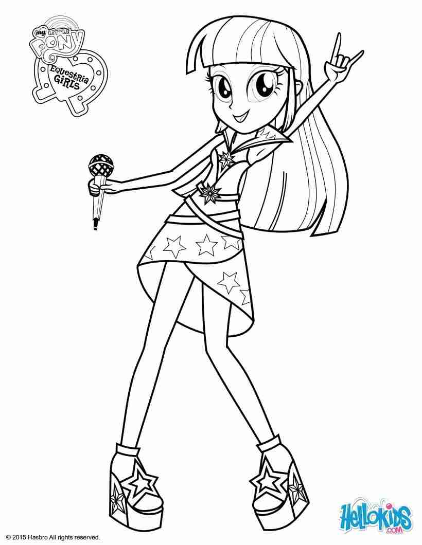 820x1060 My Little Pony Princess Twilight Sparkle 02 Coloring Page Pleasing
