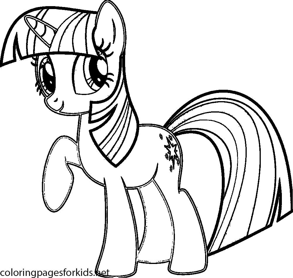 1000x951 My Little Pony Coloring Pages Twilight Sparkle Arilitv Pony My