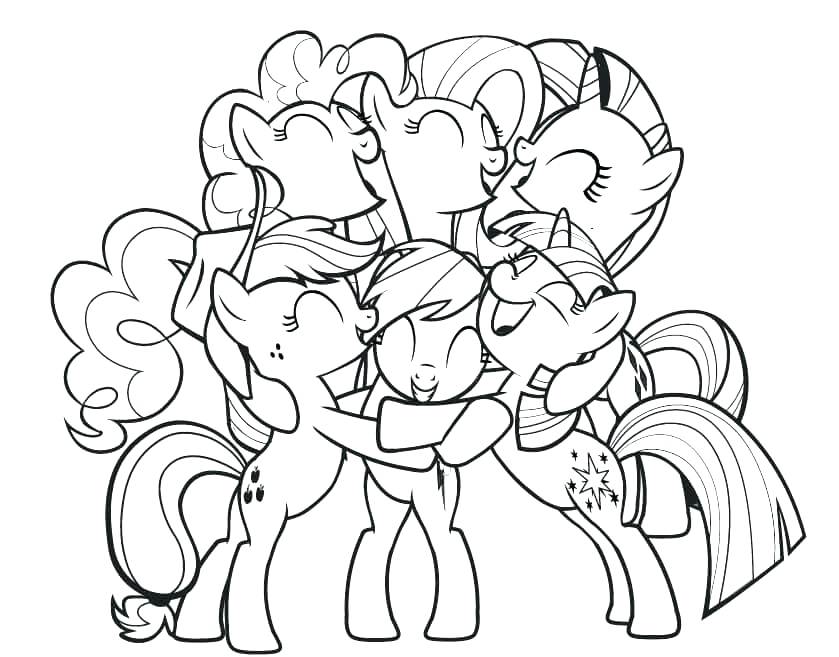 839x657 Princess And Unicorn Coloring Pages Unicorn Coloring Pages