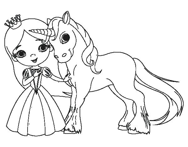 600x470 Princess Unicorn Coloring Pages And Page Fuhrer Von