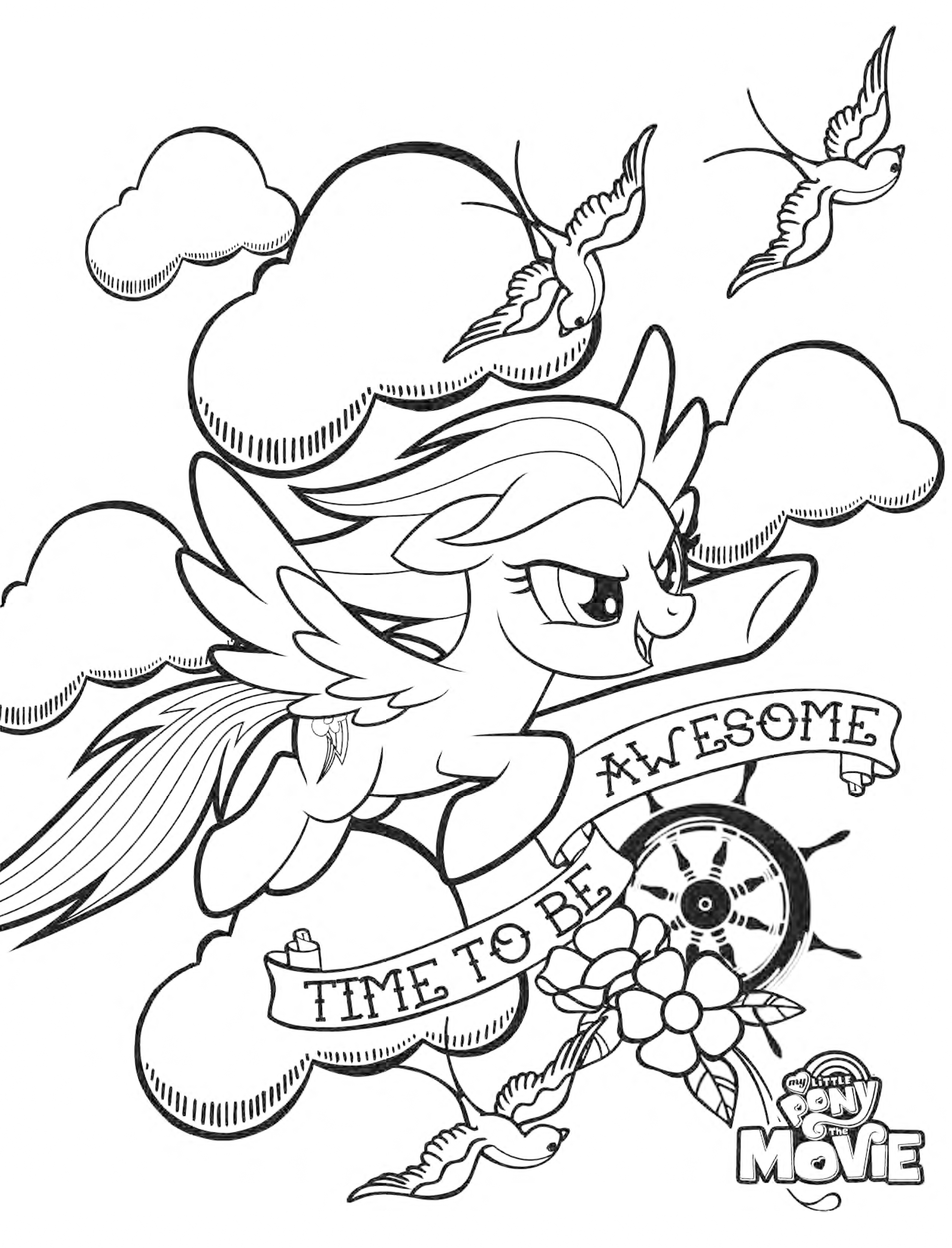 2516x3300 My Little Pony The Movie Coloring Pages