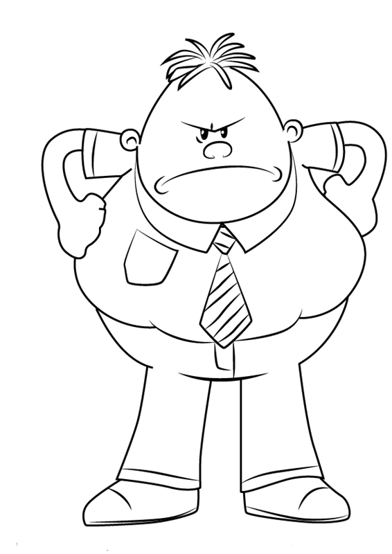 566x800 Principal Coloring Pages