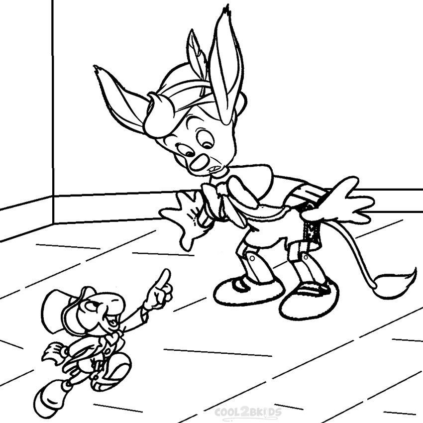 850x850 Printable Pinocchio Coloring Pages For Kids Cool2bkids