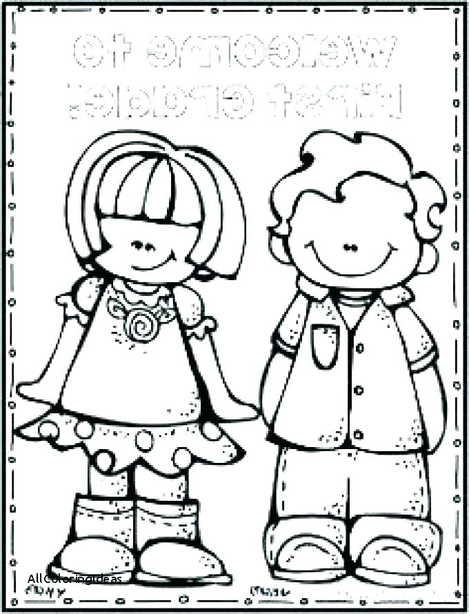 680x890 Coloring Page Of A School Mesmerizing Back To School Coloring