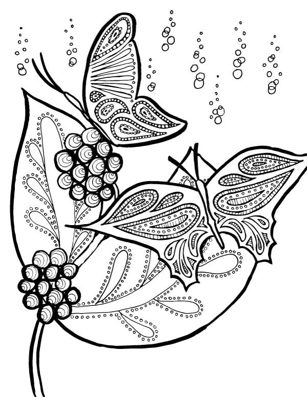 Print Butterfly Coloring Pages