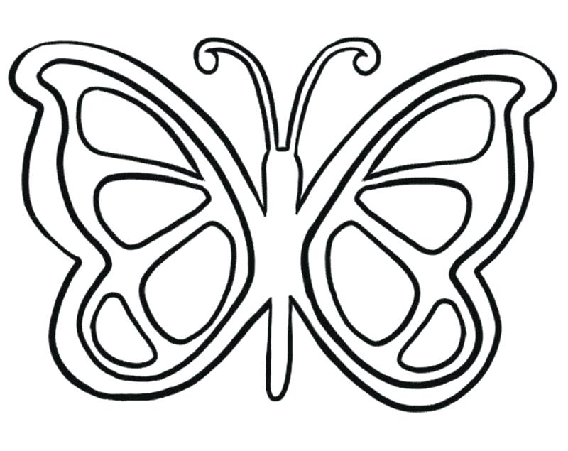 800x635 Butterflies Coloring Pages Impressive Free Printable Butterfly