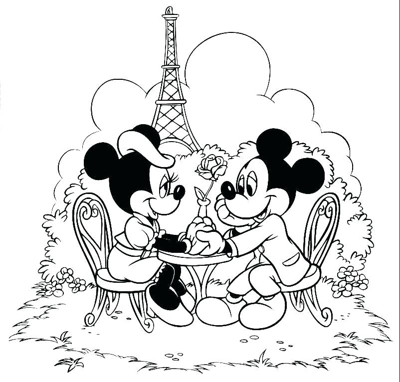 802x766 Printable Coloring Pages Mickey Mouse Mickey Mouse And Mouse