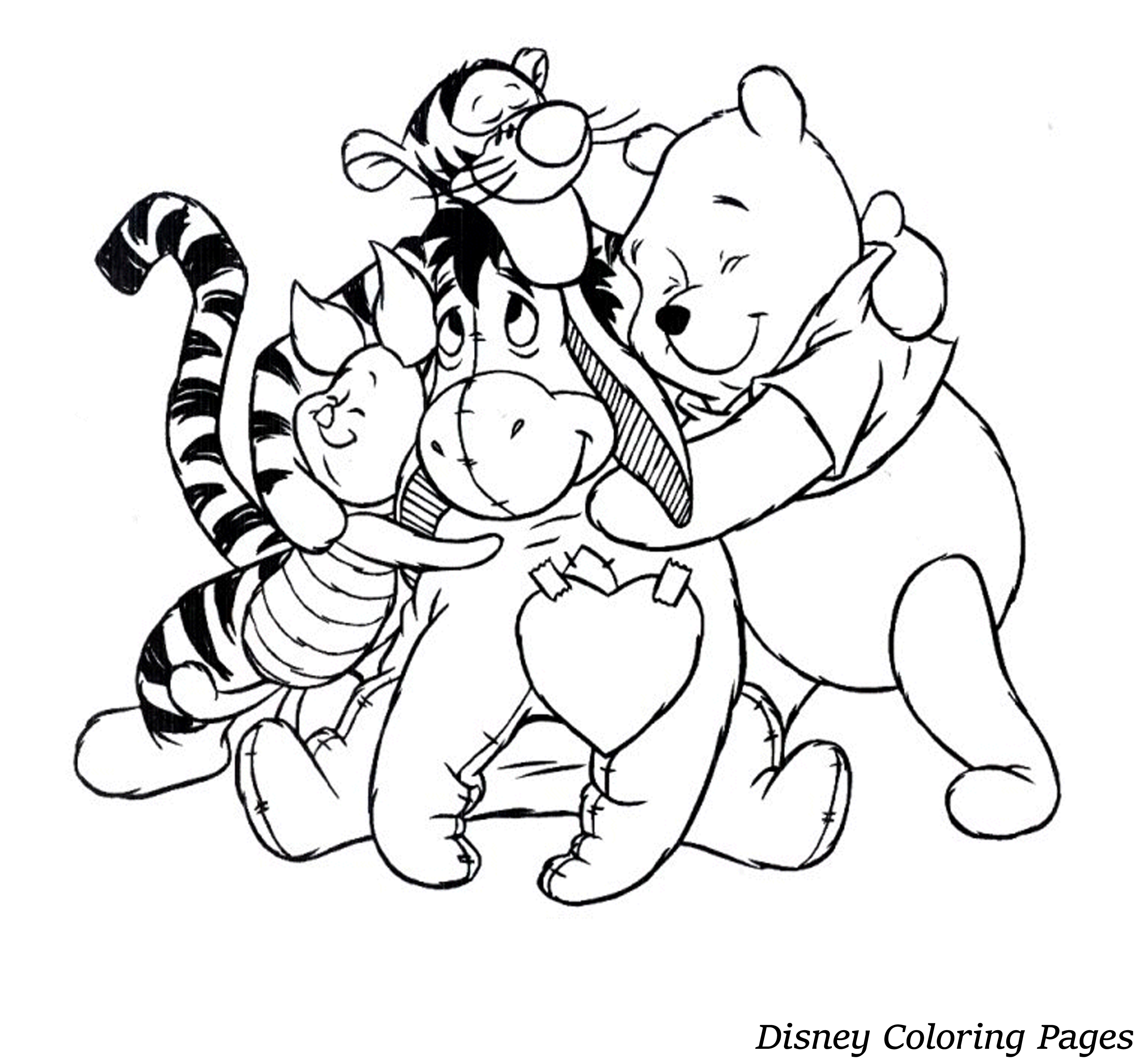 3000x2800 Disney Coloring Page Colouring Pages Print Printable Kids New Com