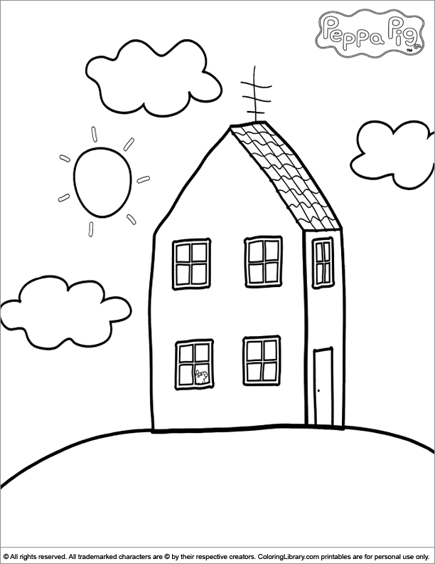 612x792 Peppa Pig And Friends Coloring Pages Print 382982