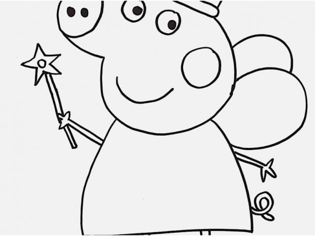 640x480 Peppa Pig Coloring Pages Display Monumental Peppa Pig Coloring