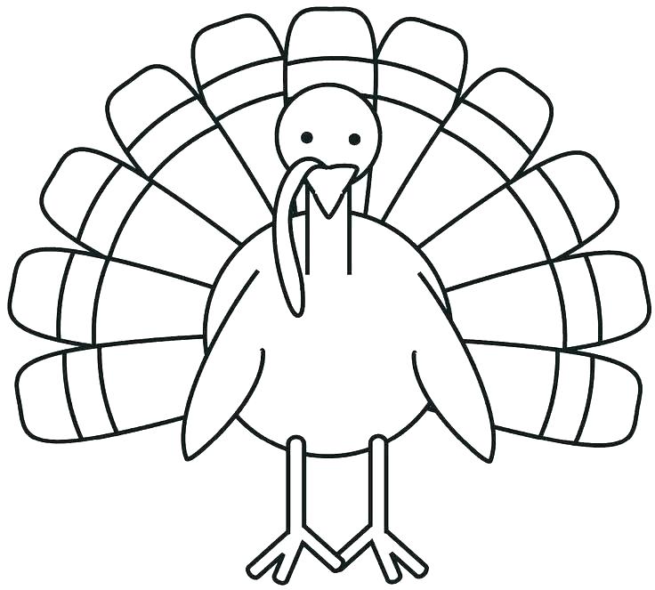 736x663 Turkey Coloring Sheets To Print Turkey Coloring Pages For Kids