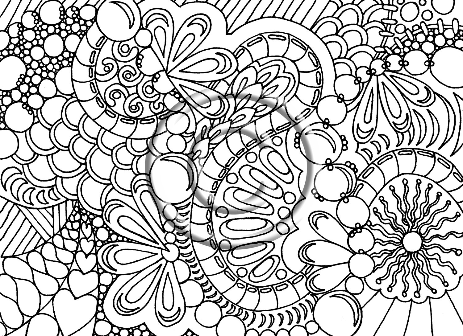 1500x1090 Absolutely Ideas Abstract Coloring Pages 2 To Print Printable Kids