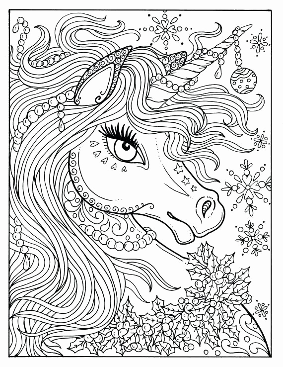 Printable Adult Christmas Coloring Pages