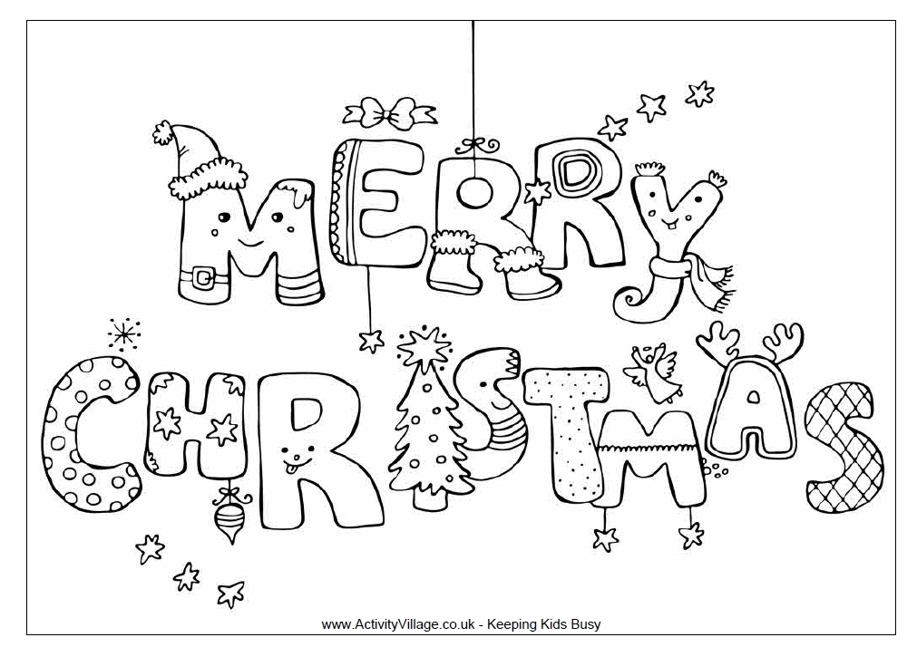 1011x714 Printable Christmas Coloring Pages For Adults