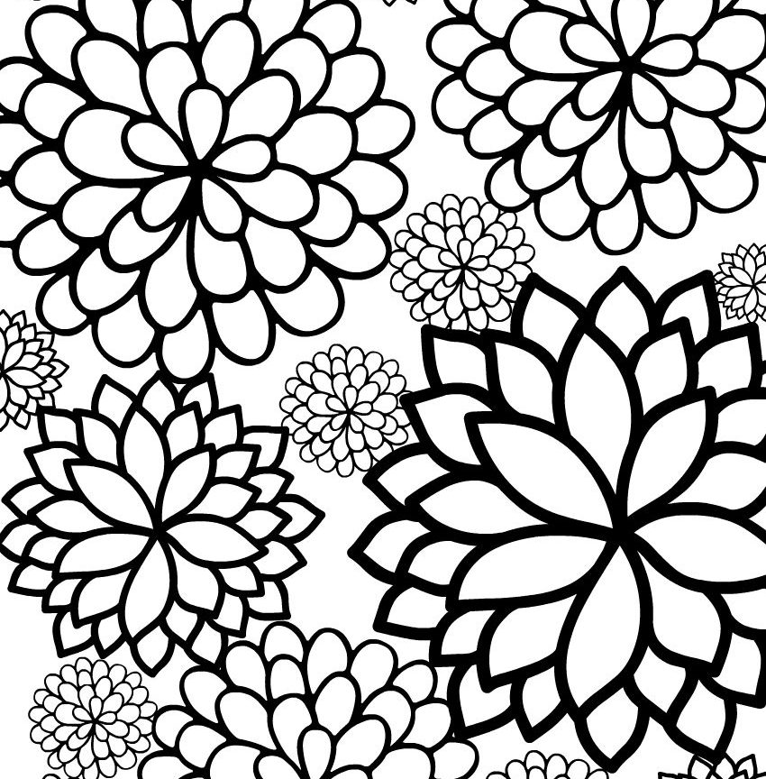 850x864 Floweroring Page Adults Fairy Pages Free Garden Forouring Hard