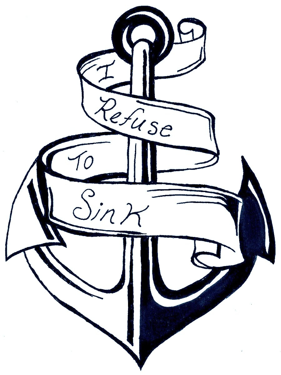 900x1201 Anchor Coloring Page